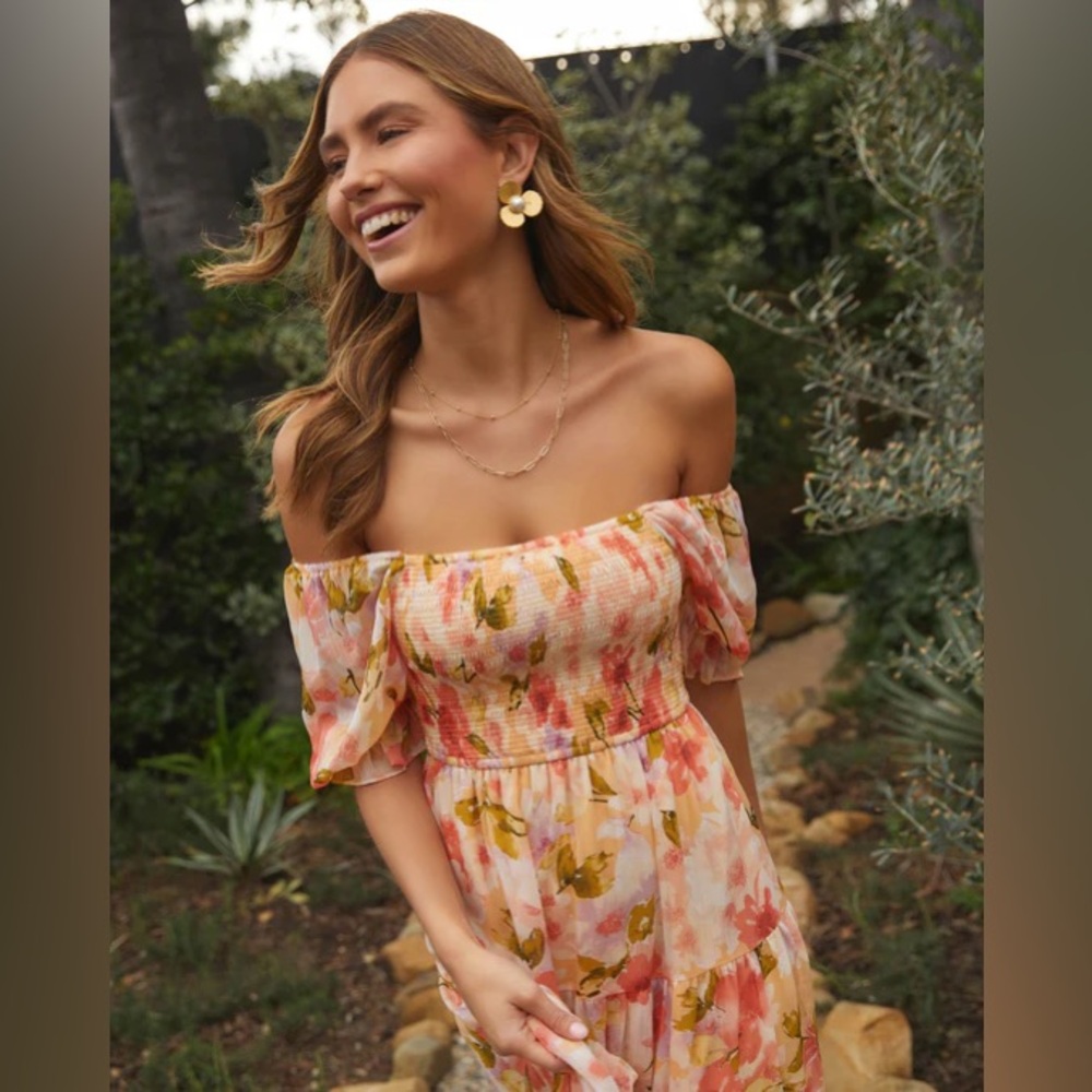 Floral midi dress